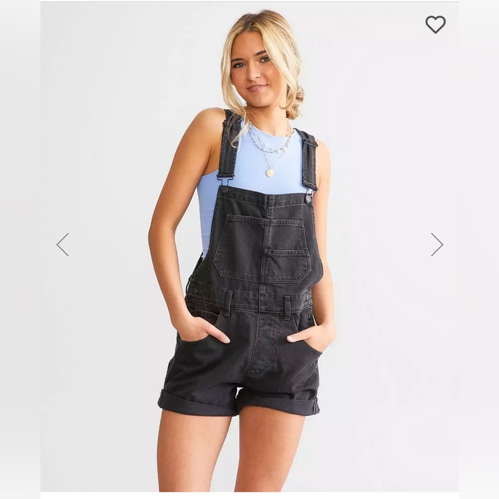 Black short overall